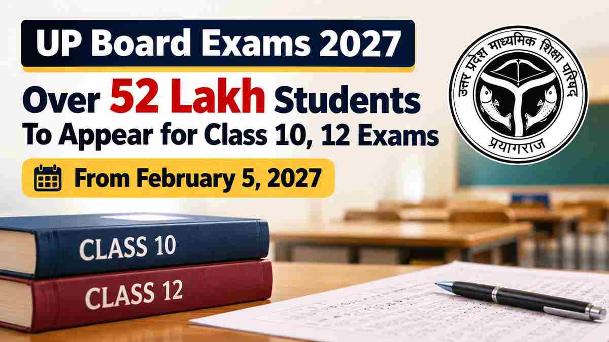 UP Board Exams 2027 Begin February 5: Over 52 Lakh Students Registered for Class 10, 12