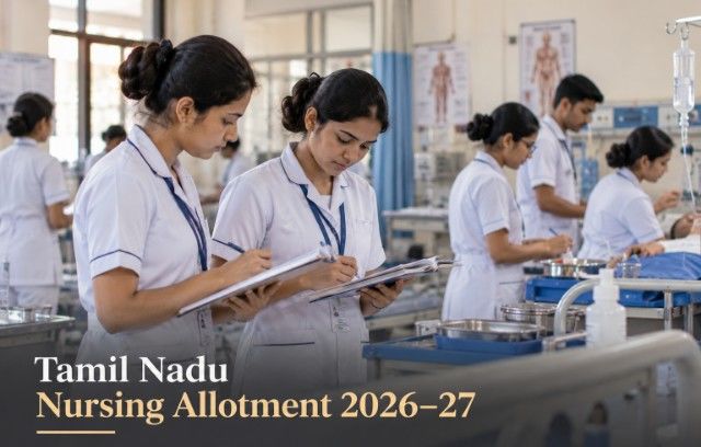 Tamil Nadu Releases Provisional Nursing and Midwifery Allotment Lists for 2026–27 Admissions