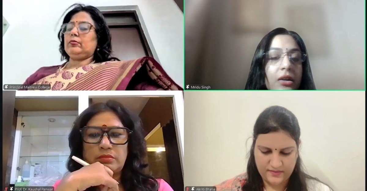 Maitreyi College Hosts Lecture on Dignity of Labour and Professions