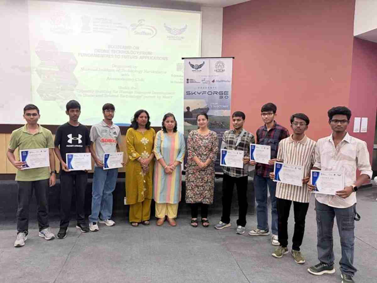 NIT Kurukshetra Concludes SKYFORGE 3.0 Drone Technology Workshop with 120 Participants