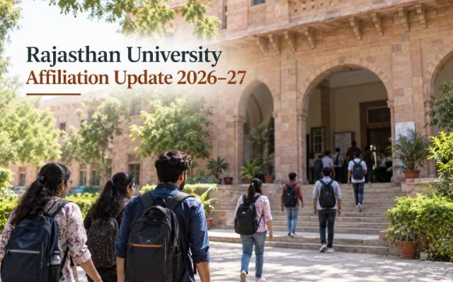 Rajasthan University Grants Provisional Affiliation Extension to Colleges for 2026–27