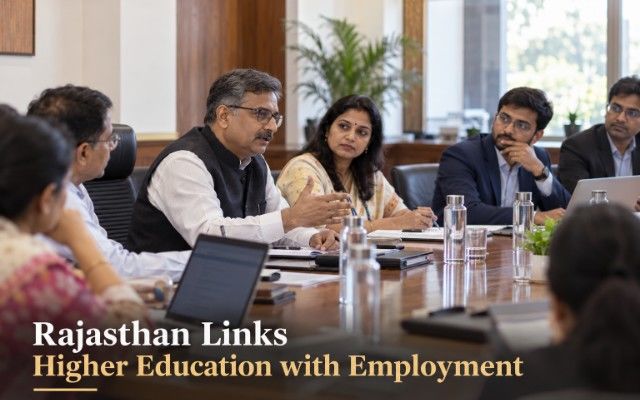 Rajasthan University Vice Chancellor Appointed Nodal Officer for Education to Employment Initiative