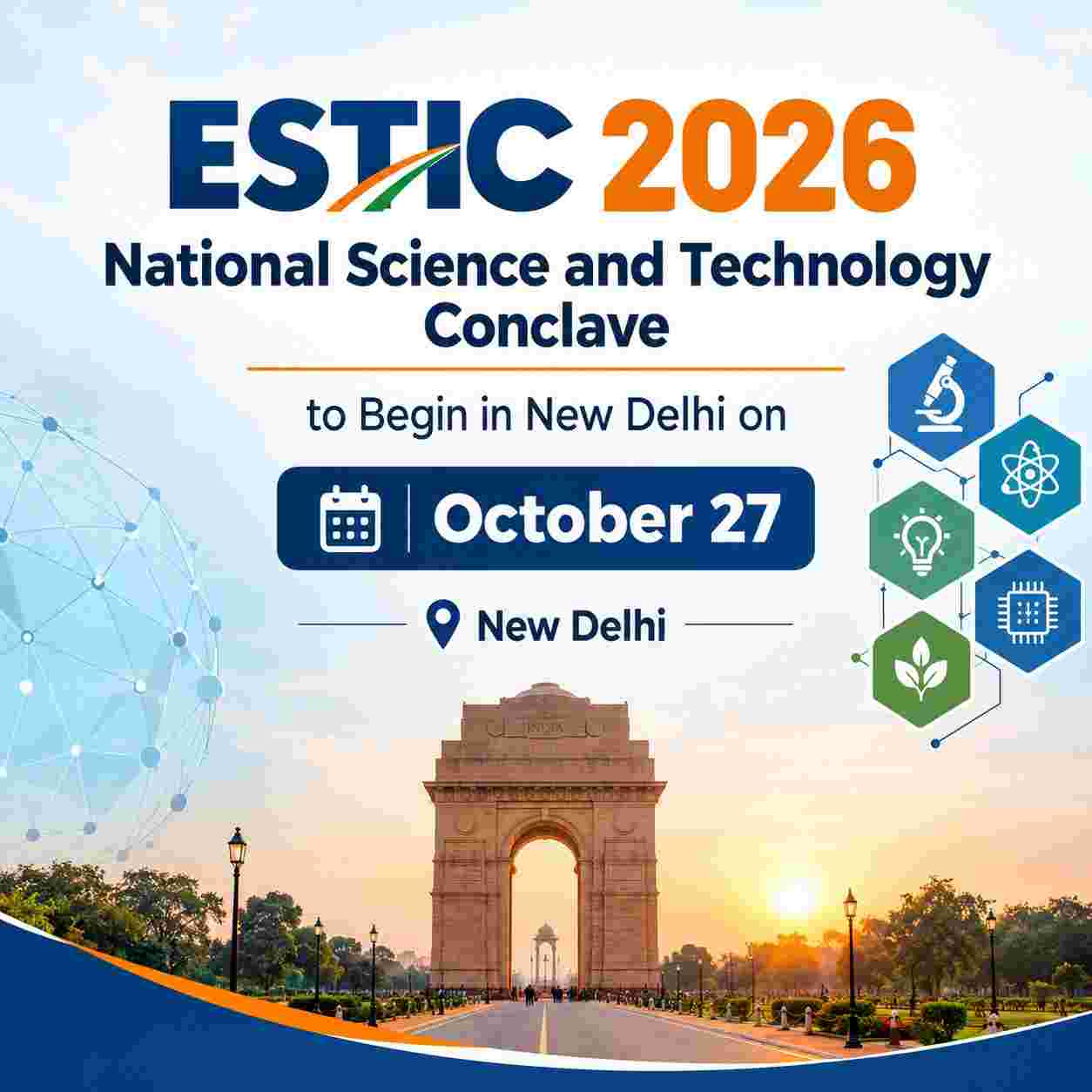ESTIC 2026: National Science and Technology Conclave to Begin in New Delhi on October 27