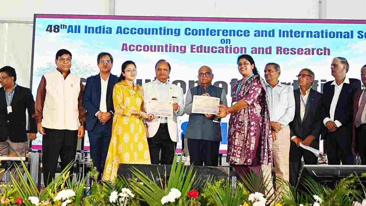 48th All India Accounting Conference Concludes at CUH; Prof. Arindam Gupta Elected IAA President