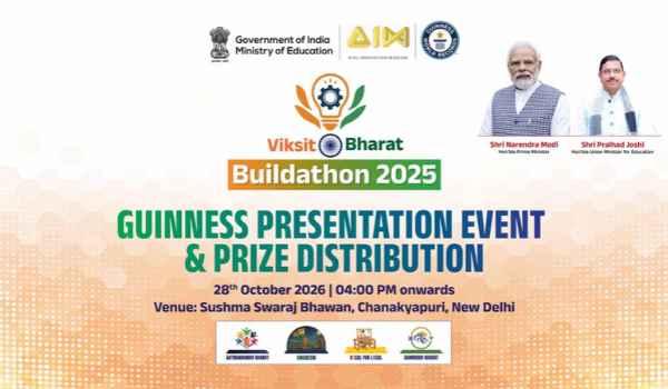 Viksit Bharat Buildathon 2025 Winners to Be Honoured on Oct 28