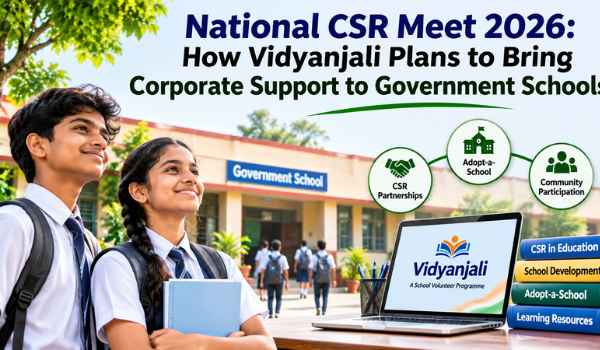 National CSR Meet 2026: How Vidyanjali Plans to Bring Corporate Support to Government Schools